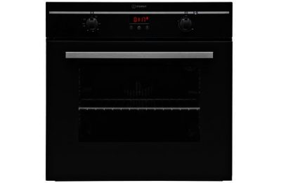 Indesit FIM33KAB Single Electric Oven - Black